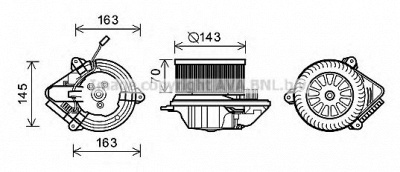 AVA QUALITY COOLING cn8503 -  Электродвигатель, вентиляция салона